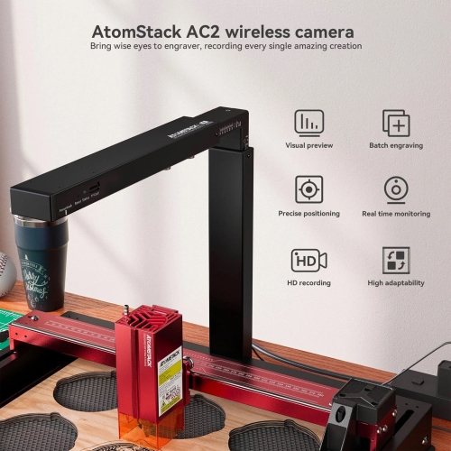 Κάμερα Atomstack AC2 FullHD για σάρωση προεπισκόπησης χαρακτικής